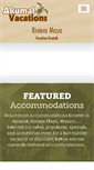 Mobile Screenshot of akumalvacations.com